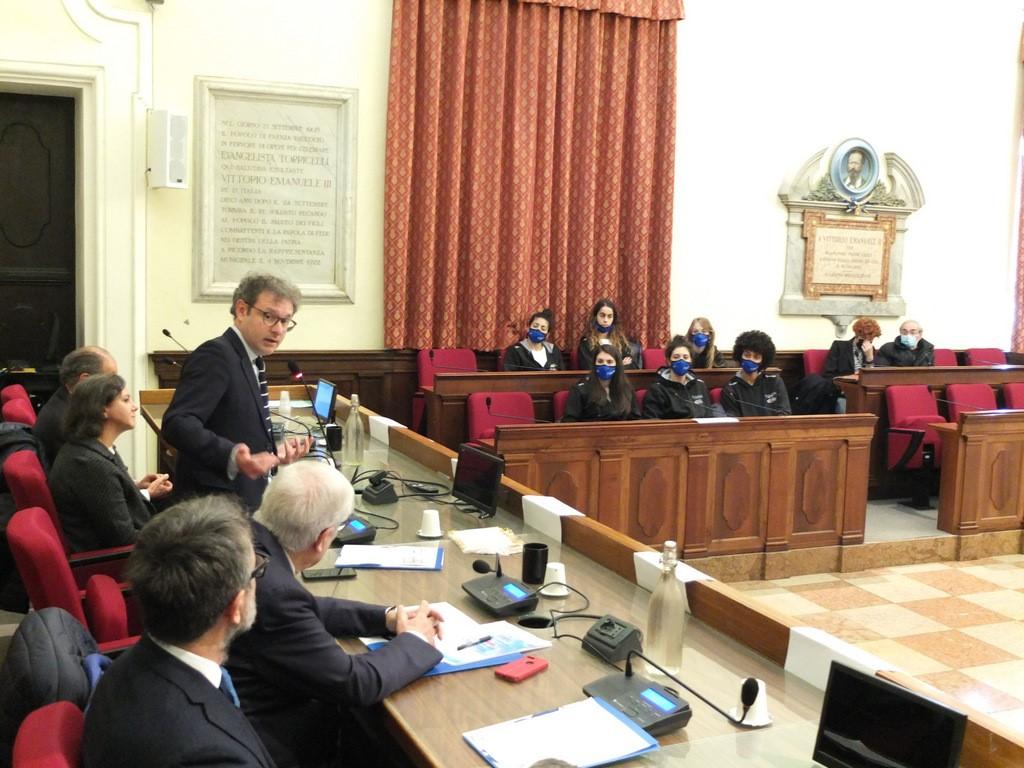 Conferenza stampa di presentazione della partita della nazionale femminile di basket del 14 novembre 2021